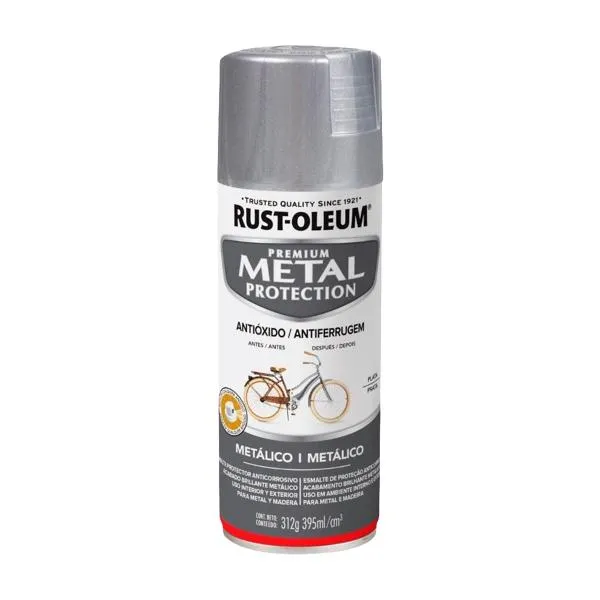 Esmalte Antióxido En Aerosol, Rust-Oleum, 272052, 312 gr Color Plata Metálico