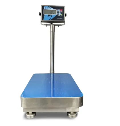 Plataforma Dibatec HDP05,Capacidad de hasta 100 kg, Fabricada En Acero Al Carbon,Charola y Poste En Acero Inoxidable, Dimensiones De Carga De 30x40CM