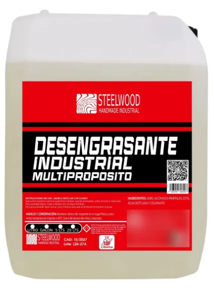 Desengrasante Industrial Steel Wood, 20 Litros