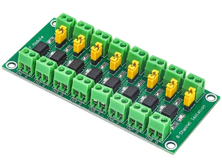 PC817 Placa de Aislamiento de Voltaje 1 a 8 Canales