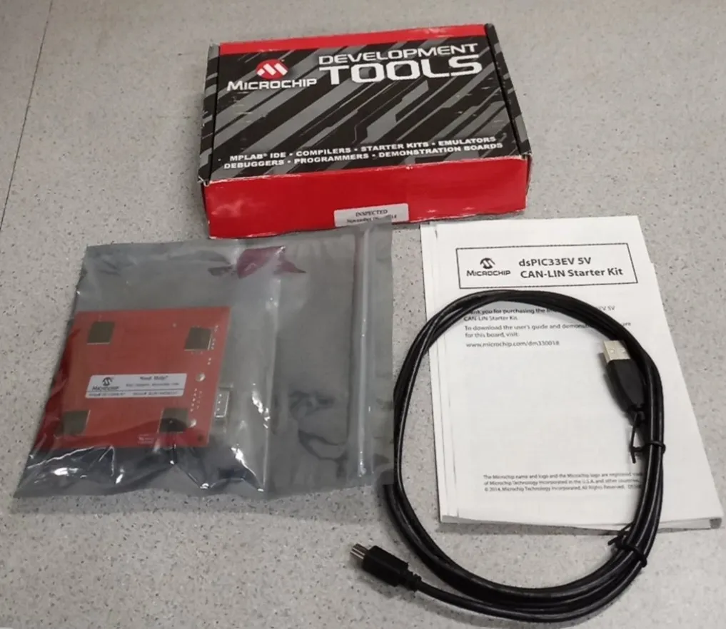 Starter Kit Microchip, dsPIC33EV 5V CAN-LIN