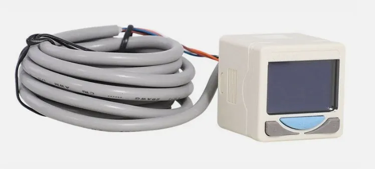 Digital Display Pressure Switch, AirTAC, DPSN1-10020 12~24V NPN F-DPSLB bracket