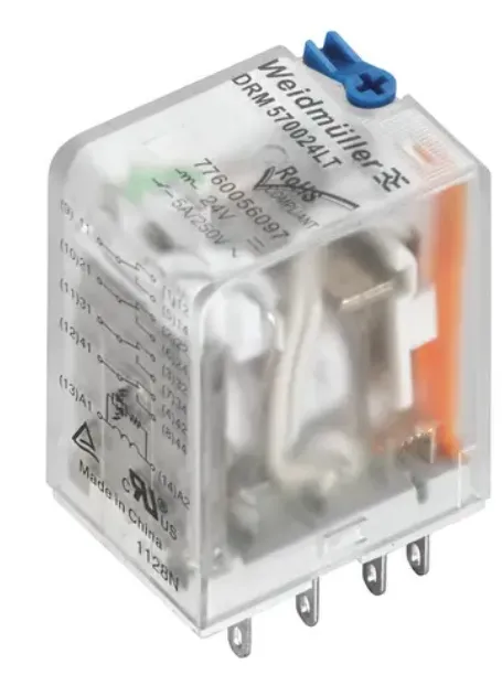 Relevador Weidmuller 7760056097 24 V Con 4 Polos