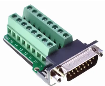 Adaptador Macho Con Terminales Clemas Sin Carcasa AR5038