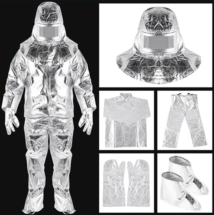 Traje de Aislamiento Resistente al Calor, ropa ignífuga 500°C, talla XL