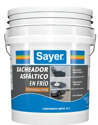 Asfalto Sayer Para Baches en Frío Listo Para Uso