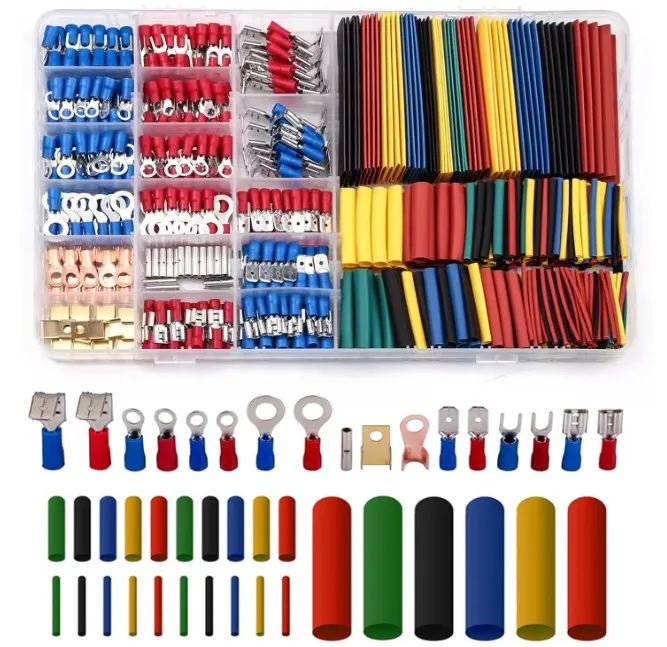 Terminales, CHENEYMX RSGCH01, para Cables Eléctricos con Conectores Termorretráctil, Kit de 723 pz