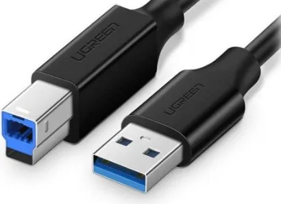 CABLE USB, UGREEN, 10372, 2 M USB 3.2 GEN 1 (3.1 GEN 1) USB A USB B NEGRO