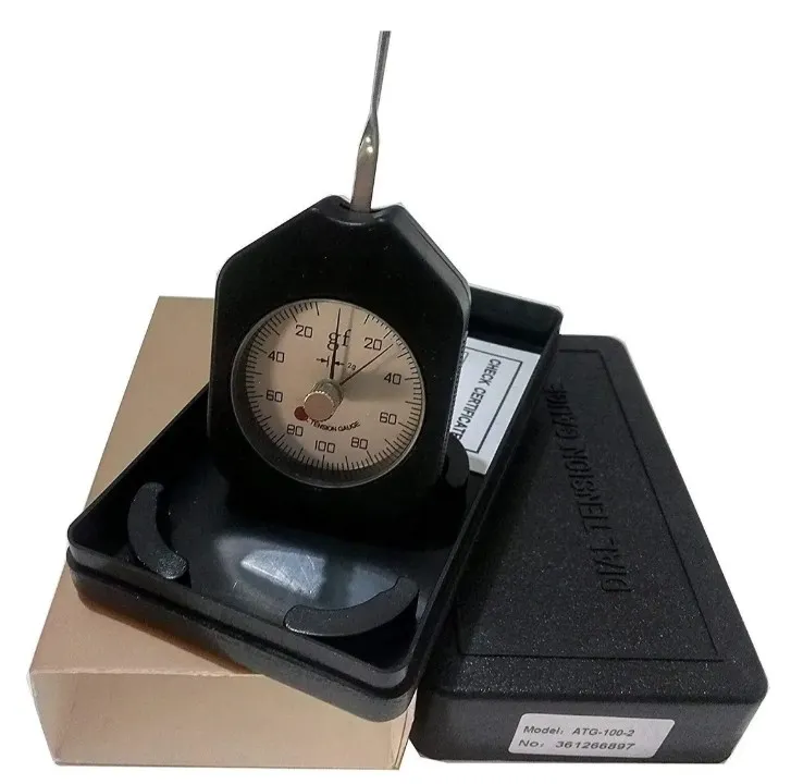 Dial Tension Gauge Meter,  ATG-100, valor máximo medido 100 g; valor de división 5 g, rango 20-100-20 g