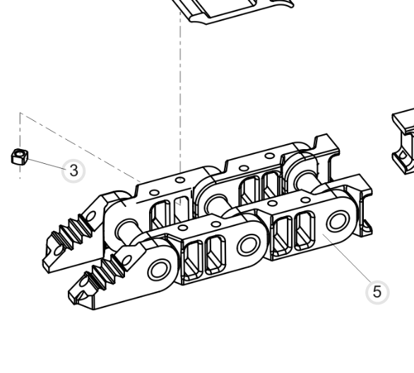 CHAIN ASSY; TRACK LUBR. / CADENA / [785150020]