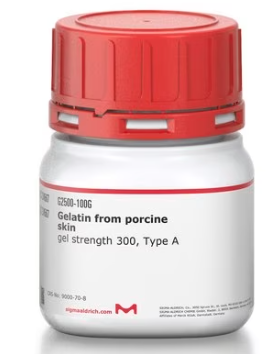 [180923110423] Gelatina de piel porcina, Marca/Brand: Sigma Aldrich, Modelo/Model: gel strength 300, Type A