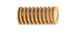 [301023091723] Resorte de matriz de servicio mediano - 50 % de deflexión, silicio cromado, JIS marca MISUMI CODIGO: SWF25-175