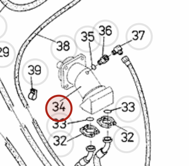 [855020329] MOTOR, FAN HYDRAULIC 855020329