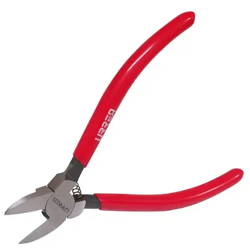 [212G] Pliers, Plastic Flush Cut, 6", Hardened Cutting Edges - Urrea 212G