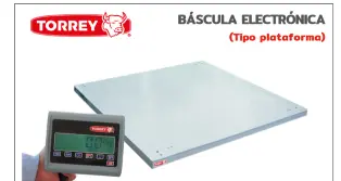 [020625103112]  bascula electrónica tipo plataforma marca/Brand: torrey, mdoelo/model: PLP5/5 6000-12000