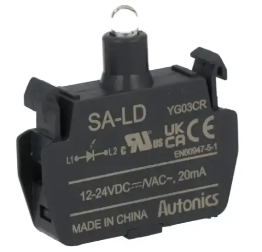 [SA-LD]  BLOCK DE LED (BLANCO) CA/CD 12-24V NOAPILABLE, MARCA AUTONICS, MODELO SA-LD 