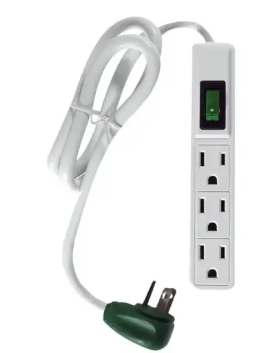 [‎GG-13002MS] Multicontacto, PerfPower Go Green, ‎GG-13002MS, 3 contactos blanco 