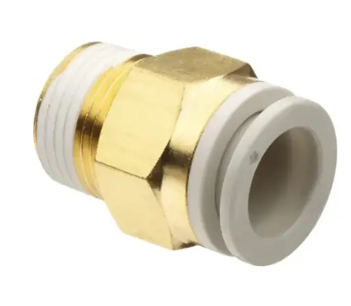 [KQ2H0802AS] CONECTOR RAPIDO RECTO, RACOR 1/4" TO TUBE 8MM, KQ2H08-02AS, SMC