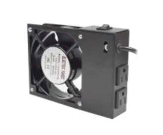 [LP-VENT-01] LinkedPRO Ventilador para Gabinete de Pared, 110V, Negro, LP-VENT-01