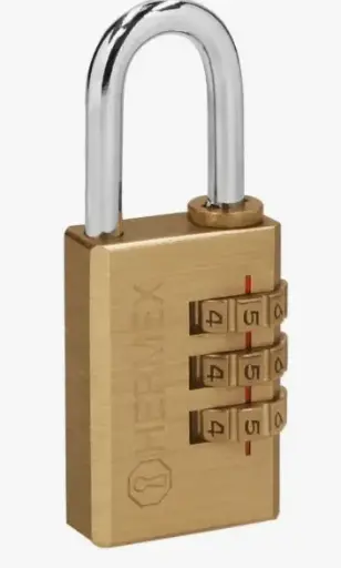 [433470901226] Candado De Combinación De Disco, 28mm 43347 Hermex