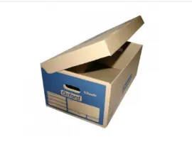 [ESS-CJA-316126] Caja de Cartón Esselte  para Archivo, Marca Oxford, Tipo Baul, Tamaño Carta.