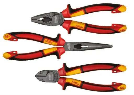 [932464575] Juego de alicates VDE, Milwaukee, 932464575, 3 piezas