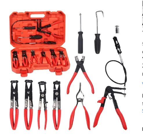 [060220260223] Pinza Con Manguera Para Abrazaderas Radiador Seguros Auto 9