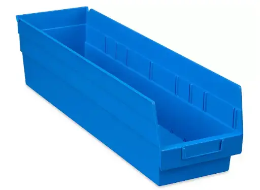 [S-23366BLU] Gavetas de Plástico para Repisas - 7 x 24 x 6", Azules, 18 x 61 x 15 cm