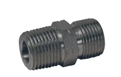 [B3401-4-4] Conector macho NPT-BSP 1/4, Parker, Acero