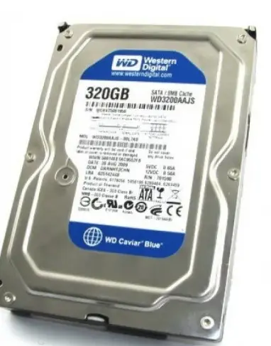 [090320261016] Disco Duro Western Digital Para Pc 3.5'' 320gb Sata Ii Y Iii Newpull Plata.
