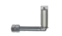 [HA258ADJ] Bisagra de perno en J ajustable, Dimensiones de la placa de la bisagra: 1" de ancho x 2-3/8" de largo