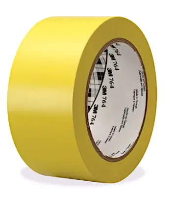 [270320260931] Cinta Delimitante Vinilo Amarillo Señalamiento 33m 764