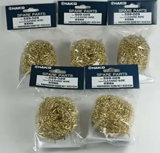 [599-029] alambre de limpieza hakko 599-029 paquete de 5 piezas 