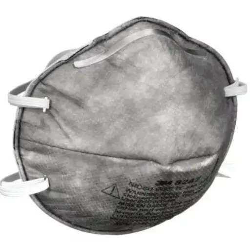 [8247] 3M™-8247 RESPIRADOR DESECHABLE PARA PARTÍCULAS CON OLORES MOLESTOS DE VAPORES ORGÁNICOS, R95, BANDAS ELÁSTICAS TIPO RESORTE ENGRASOPORTEAS AL RESPIRADOR