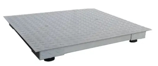 [200426102801] Báscula de perfil bajo para piso, 4 X 4', 2,500 LBS X .5 LB
