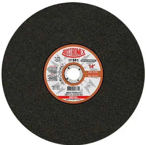 [AUS581] AUSTROMEX CUT-OFF WHEEL FOR METALLOGRAPHY 14", 581