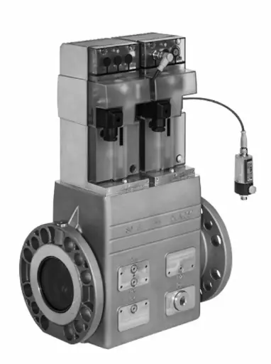 [MBE VB2-1/2L VD-V-AC] Double Solenoid Valve DMV 5065/12, Max. Operating Pressure: 500 mbar, MBE VB2-1/2L VD-V-AC
