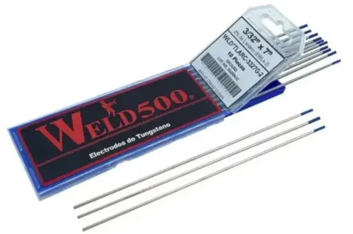[WLDTLARC- 3327G-2] TUNGSTENO 3/32 X 7 2% LANTANO PUNTA AZUL - WELD500