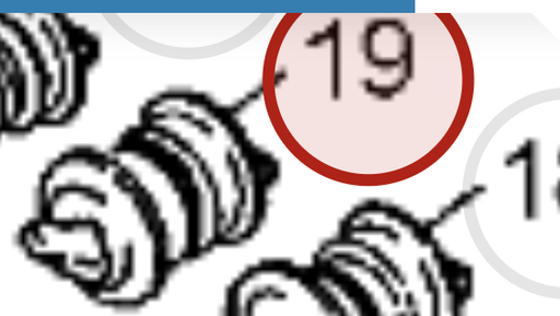 [857030508] C - TRACK ROLLER 2K Componentes de equipo pesado