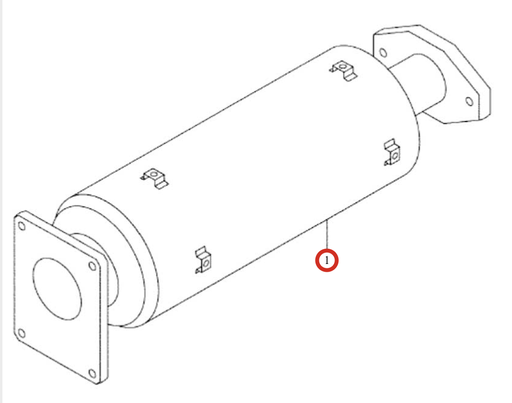 [SP230360] C - C - SILENCER COMPONENT Silenciadores de exhosto o resonadores SP230360